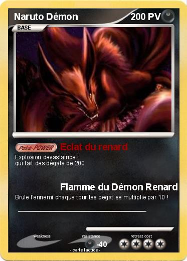 Pokemon Naruto Démon