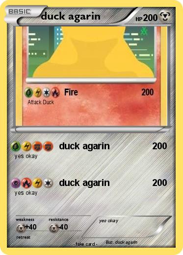 Pokemon duck agarin