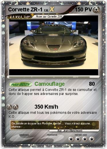 Pokemon Corvette ZR-1