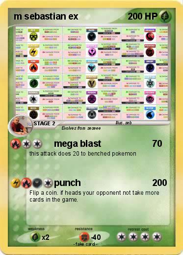 Pokemon m sebastian ex