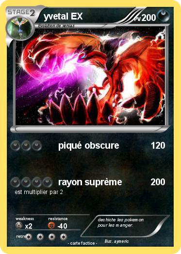 Pokemon yvetal EX