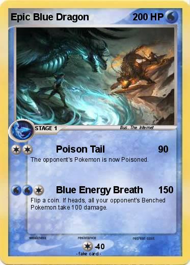 Pokemon Epic Blue Dragon