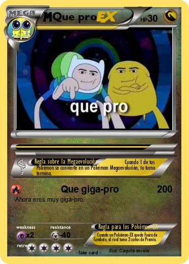 Pokemon Que pro