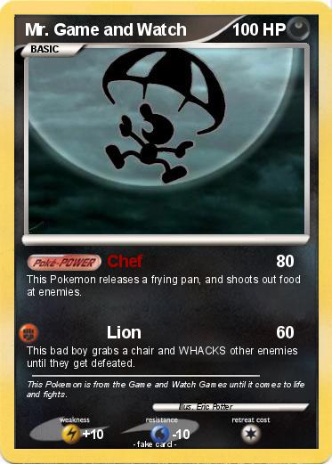 Pokemon Mr. Game and Watch