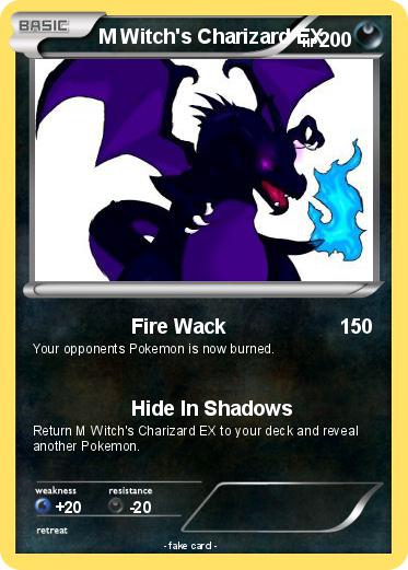Pokemon M Witch's Charizard EX