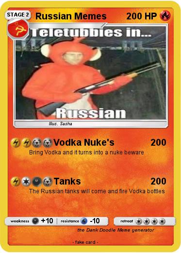 Pokemon Russian Memes