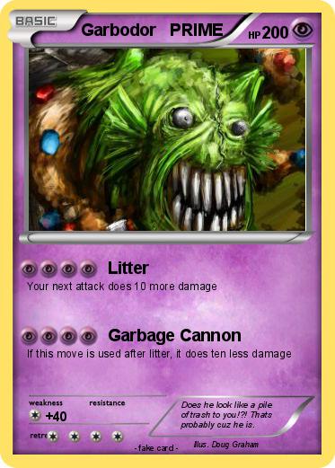 Pokemon Garbodor   PRIME