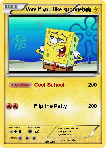 Pokemon Vote if you like spongebob