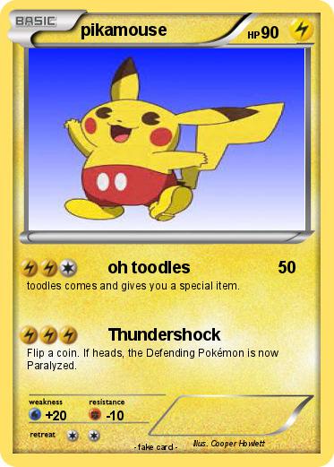 Pokemon pikamouse