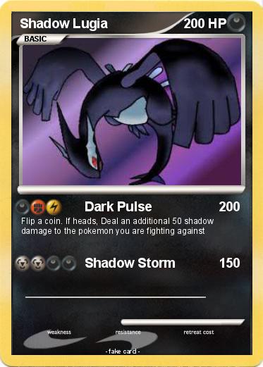 Pokemon Shadow Lugia