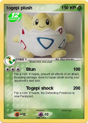 Pokemon togepi plush