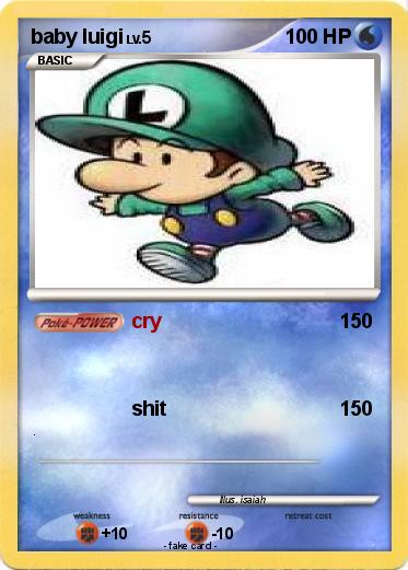 Pokemon baby luigi