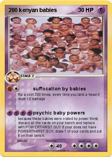 Pokemon 200 kenyan babies