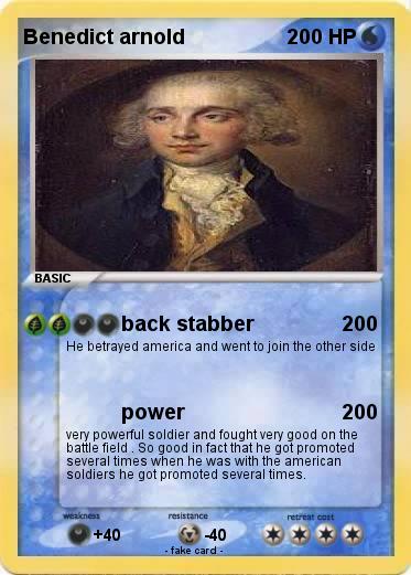 Pokemon Benedict arnold