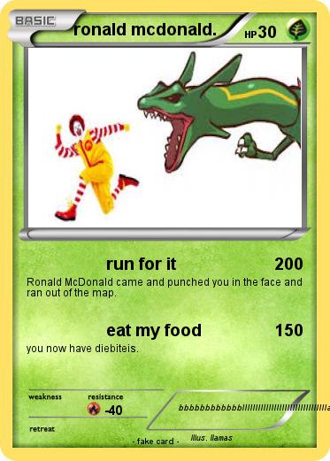Pokemon ronald mcdonald.