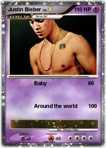 Pokemon Justin Bieber
