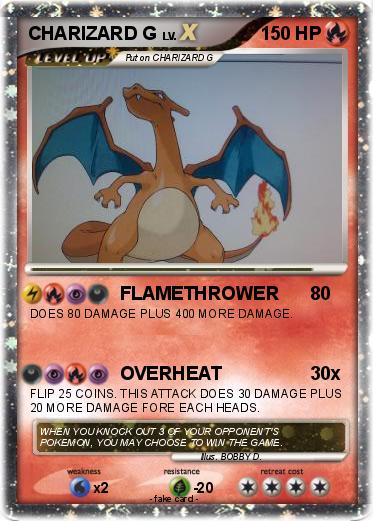 Pokemon CHARIZARD G