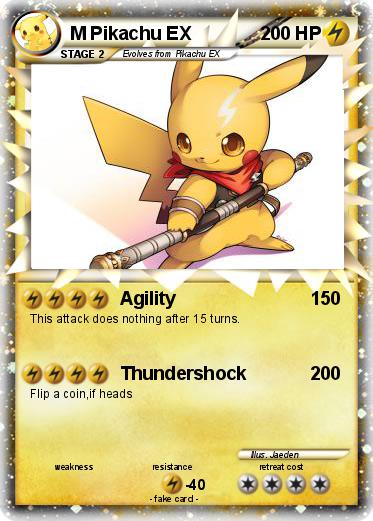 Pokemon M Pikachu EX