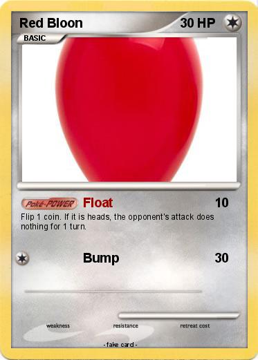 Pokemon Red Bloon
