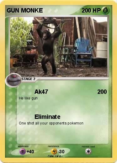 Pokemon GUN MONKE