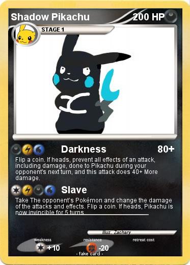 Pokemon Shadow Pikachu
