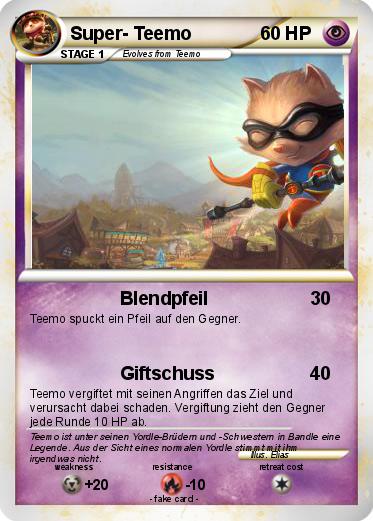 Pokemon Super- Teemo