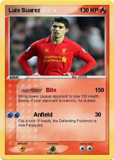 Pokemon Luis Suarez