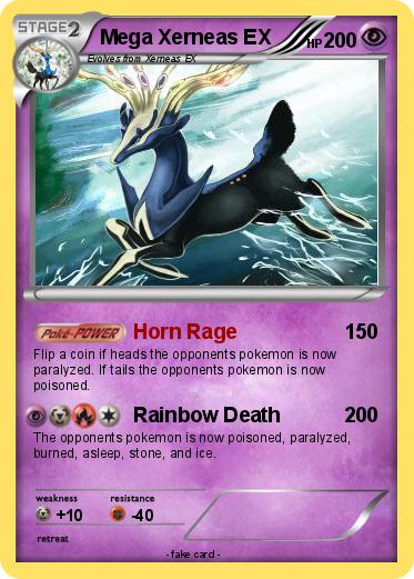Pokemon Mega Xerneas EX