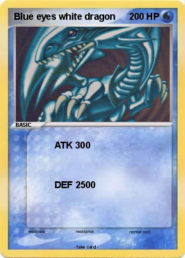 Pokemon Blue eyes white dragon