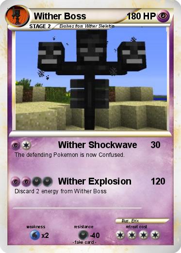 Pokemon Wither Boss