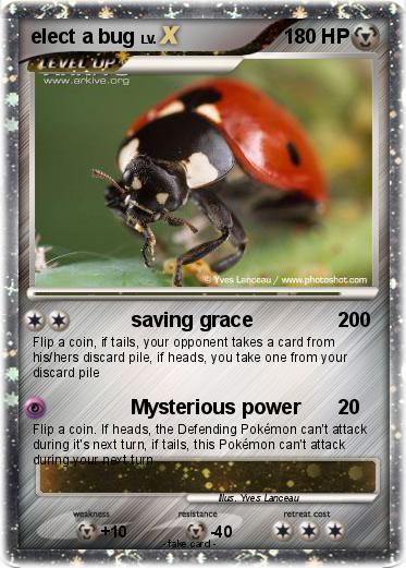 Pokemon elect a bug