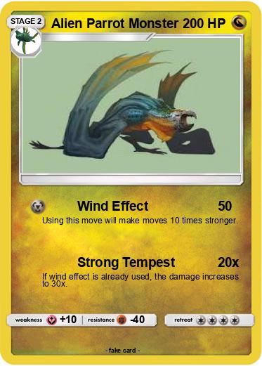 Pokemon Alien Parrot Monster