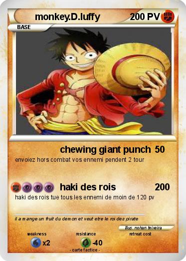 Pokemon monkey.D.luffy