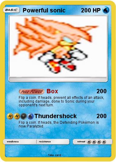 Pokemon Powerful sonic
