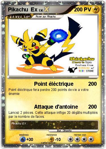 Pokemon Pikachu  Ex