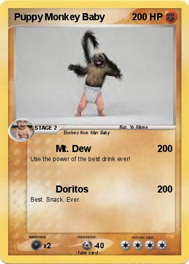 Pokemon Puppy Monkey Baby