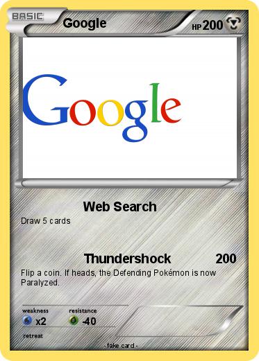 Pokemon Google