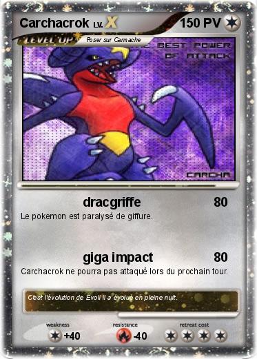 Pokemon Carchacrok