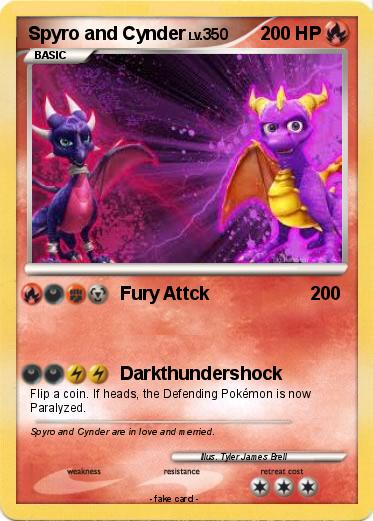 Pokemon Spyro and Cynder