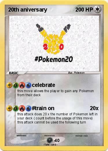 Pokemon 20th aniversary