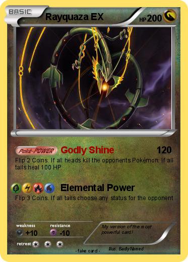 Pokemon Rayquaza EX
