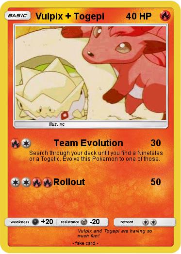 Pokemon Vulpix + Togepi