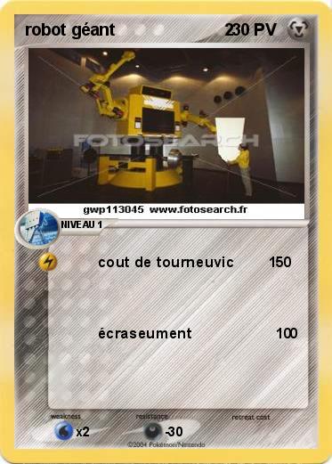 Pokemon robot géant                        2