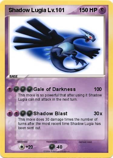 Pokemon Shadow Lugia Lv.101