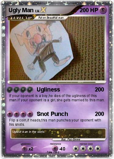 Pokemon Ugly Man