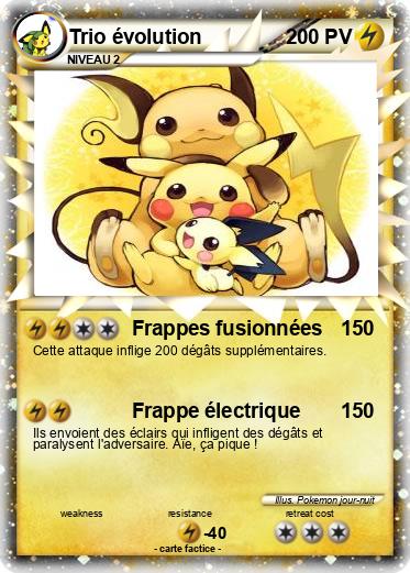 Pokemon Trio évolution
