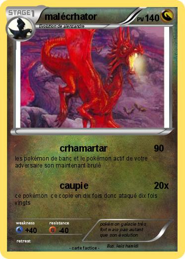 Pokemon malécrhator