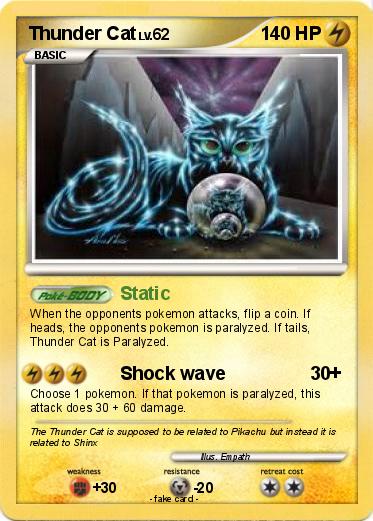 Pokemon Thunder Cat