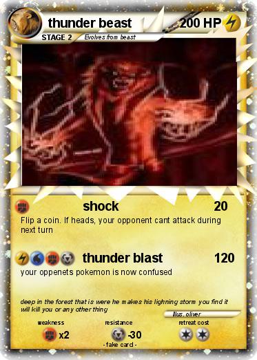 Pokemon thunder beast