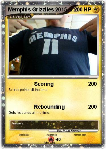 Pokemon Memphis Grizzlies 2015